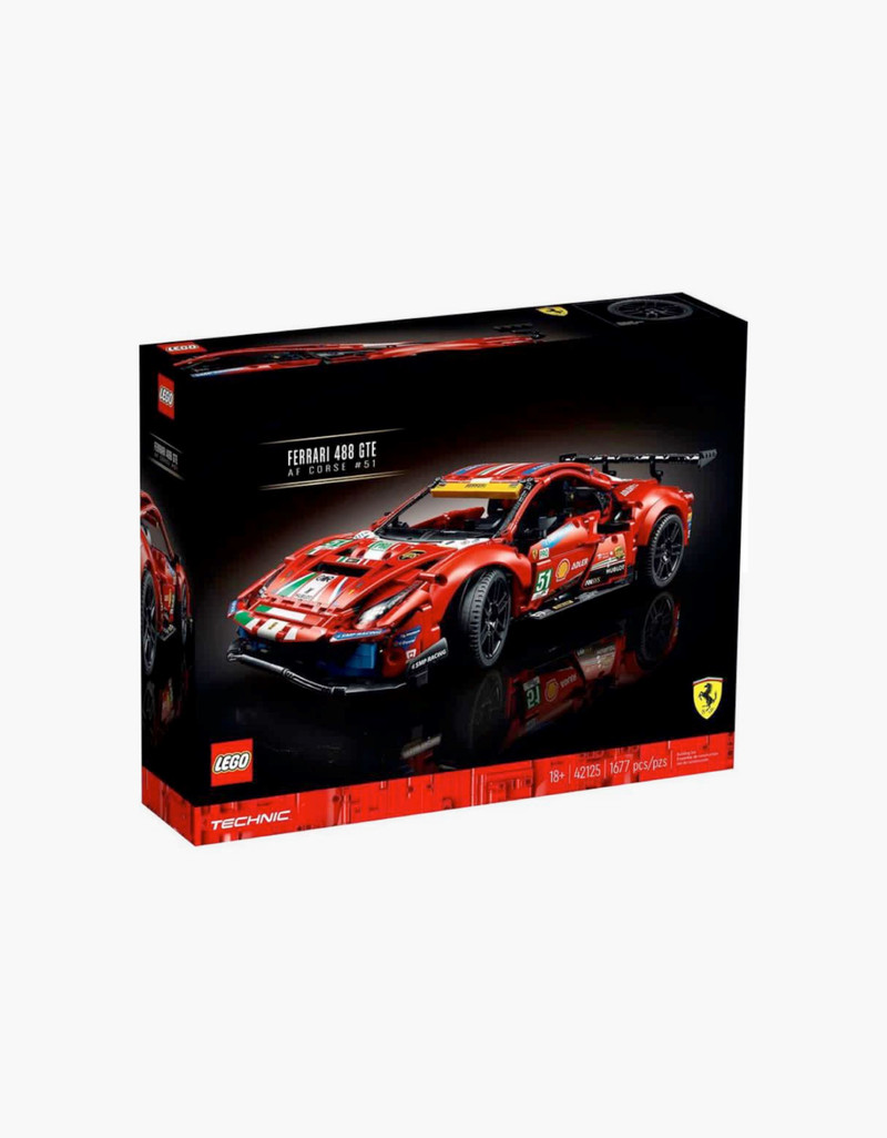 Ferrari LEGO® Technic Ferrari 488 GTE “AF Corse # 51” model outlook