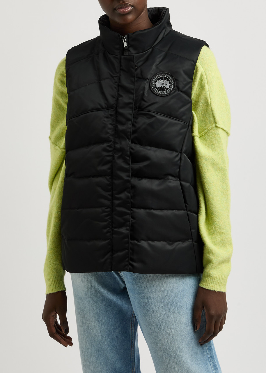 Freestyle quilted satin-shell gilet - 2