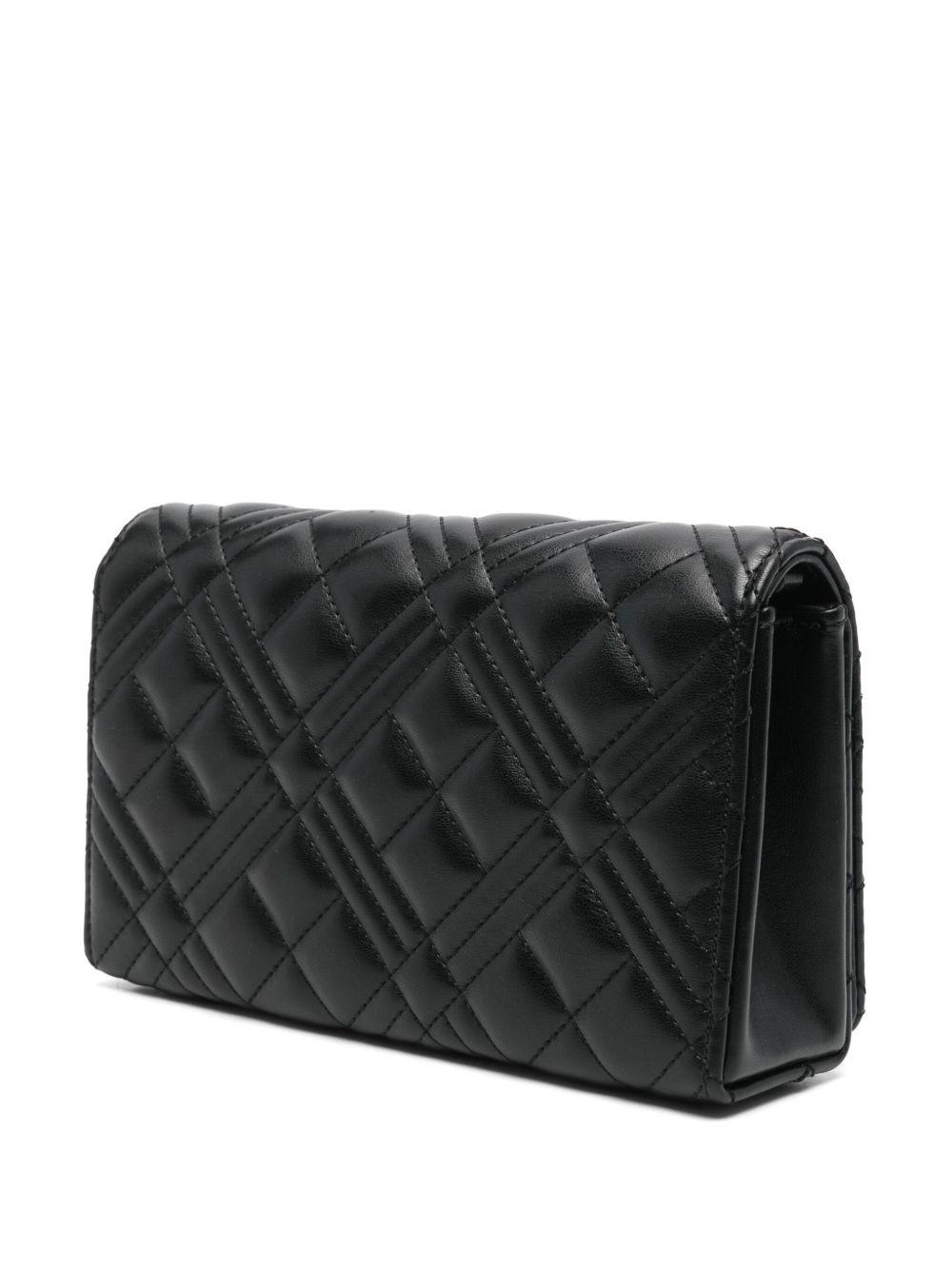 quilted faux-leather cross body bag - 3