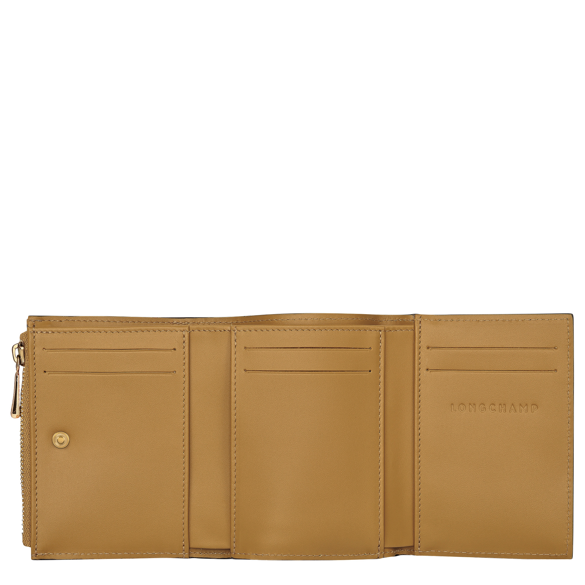 Épure Compact wallet Nutmeg - Leather - 3