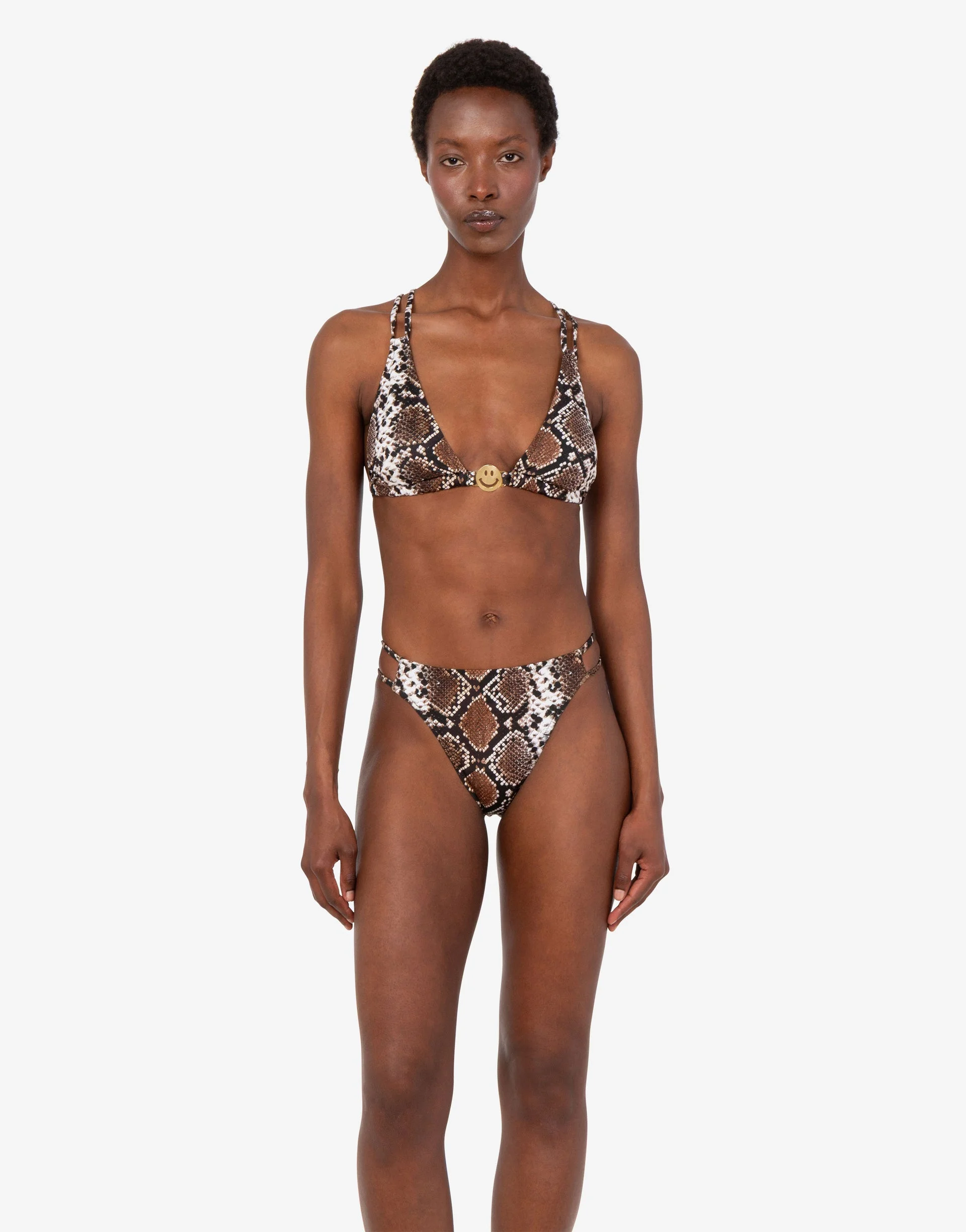 PRINTED LYCRA SWIM BOTTOMS - 1