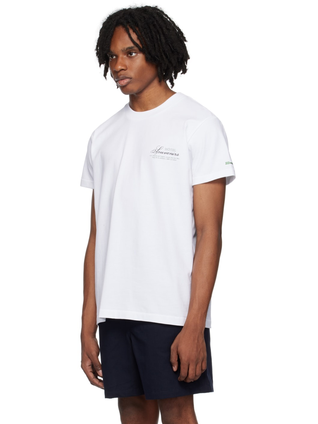 White JJJJound Edition 'Hôtel Souvenirs' T-Shirt - 4