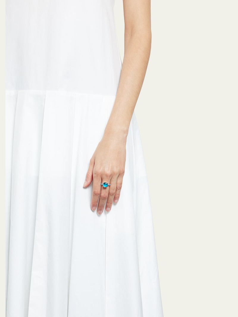 Pomellato Nudo Classic 18K Ring with Turquoise and Topaz outlook