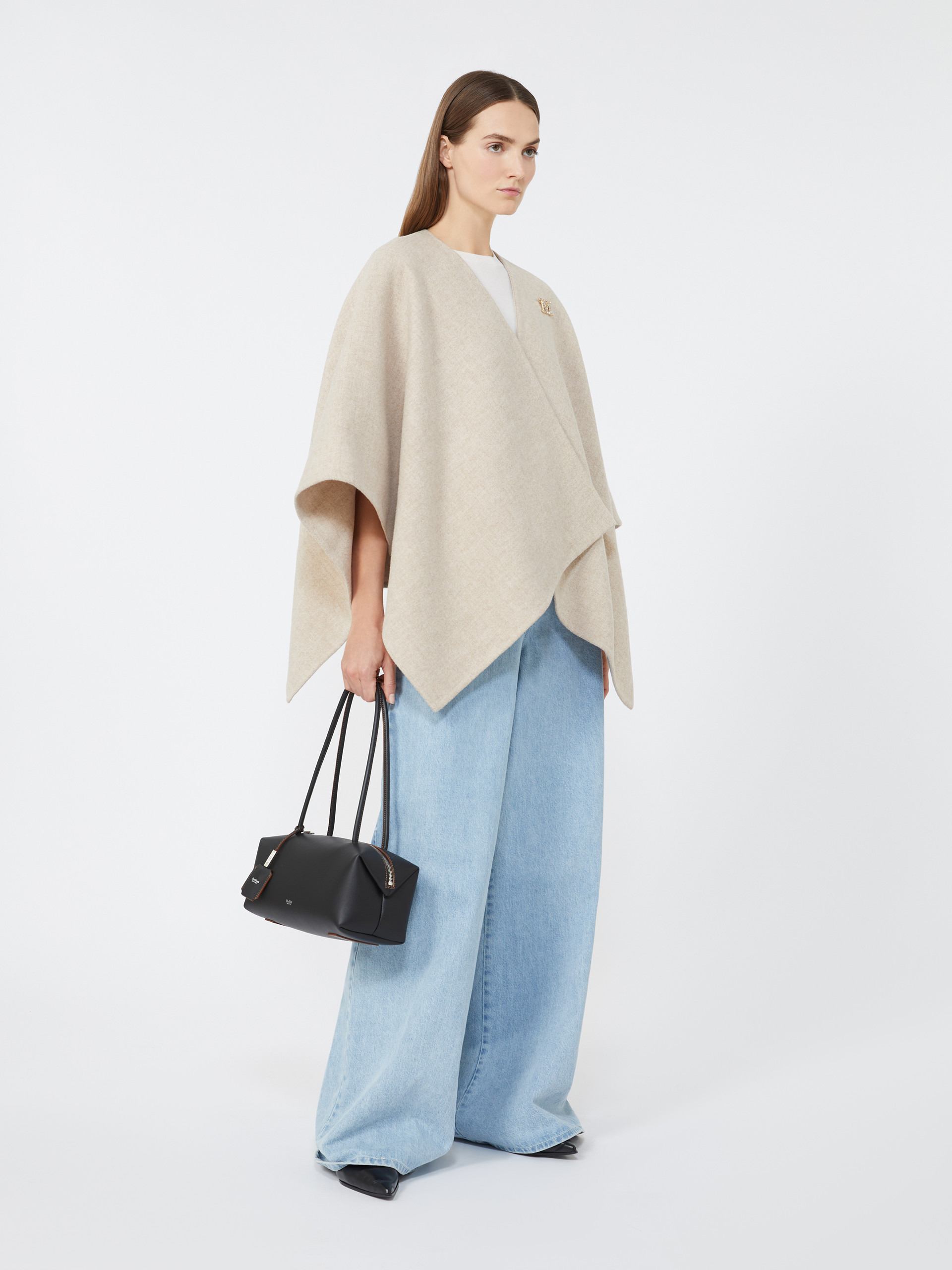 SERRA Wool and alpaca cape - 2