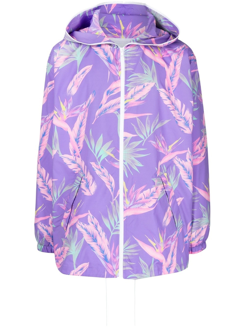 botanical-print zipped jacket 1