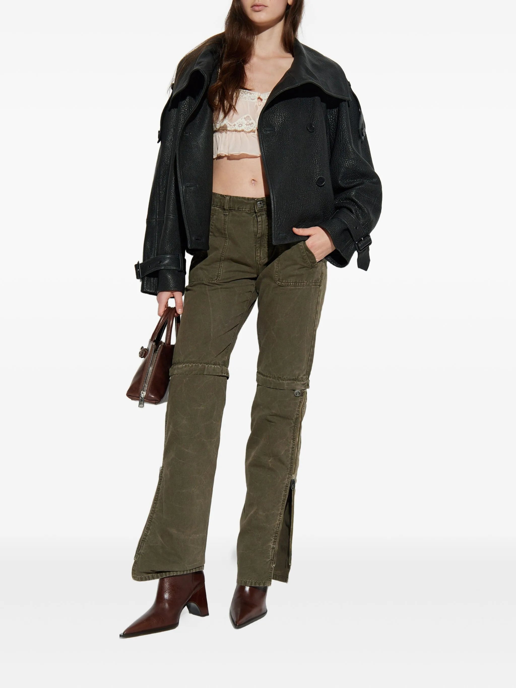 Blumarine Zip-detail Trousers - 4