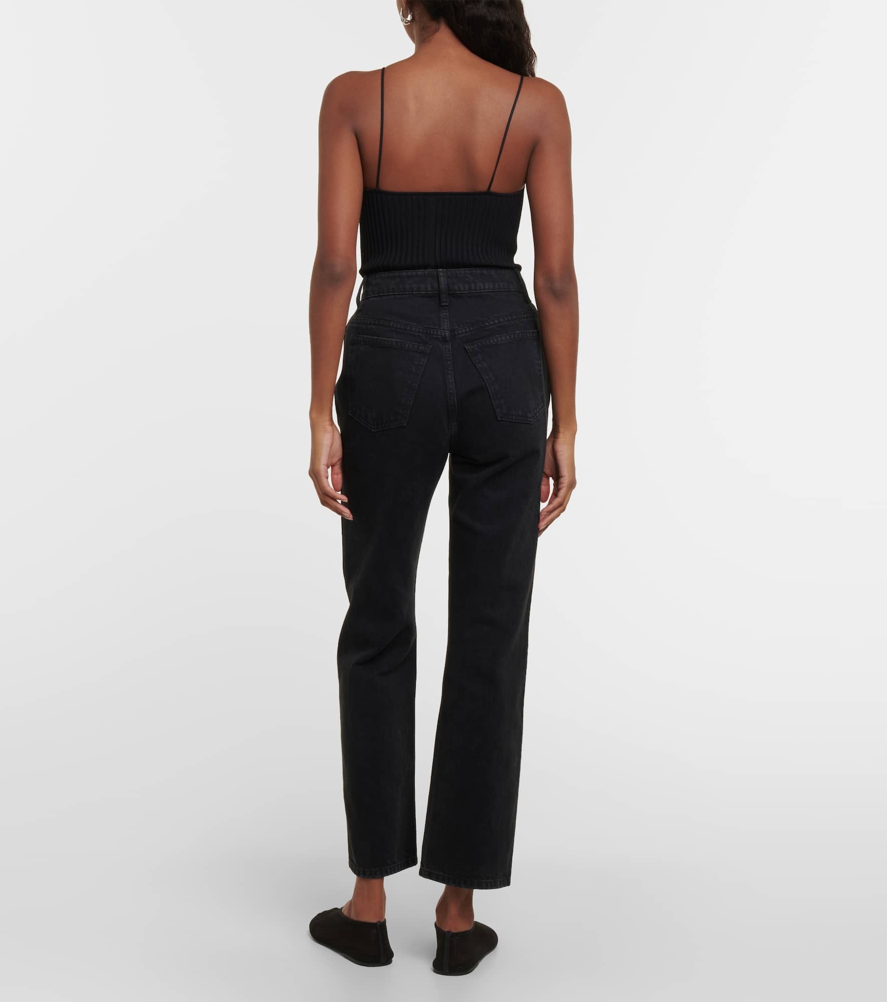 Abigail high-rise straight jeans - 3