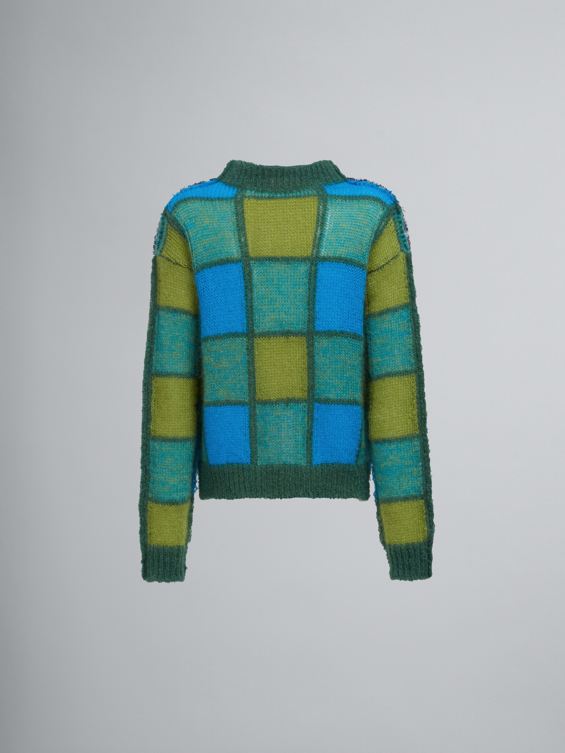 MOHAIR AND WOOL CREWNECK SWEATER - 1