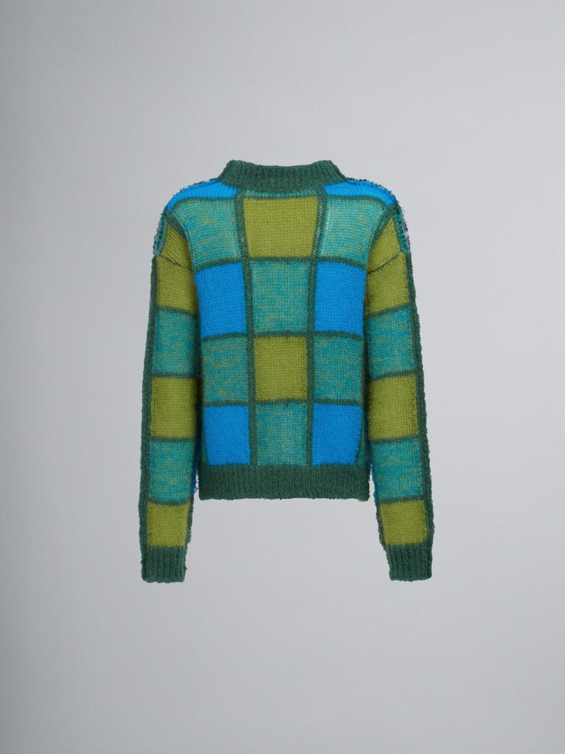 MOHAIR AND WOOL CREWNECK SWEATER 1