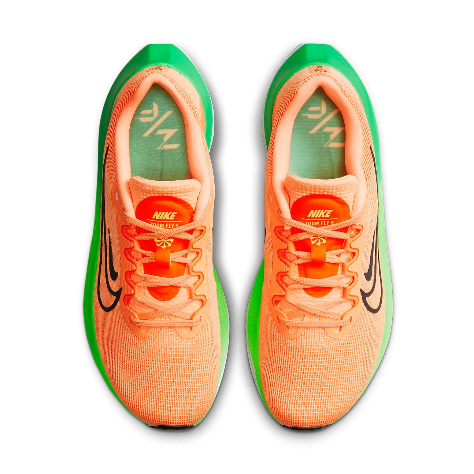 (WMNS) Nike Zoom Fly 5 'Total Orange Ghost Green' DM8974-800 - 4