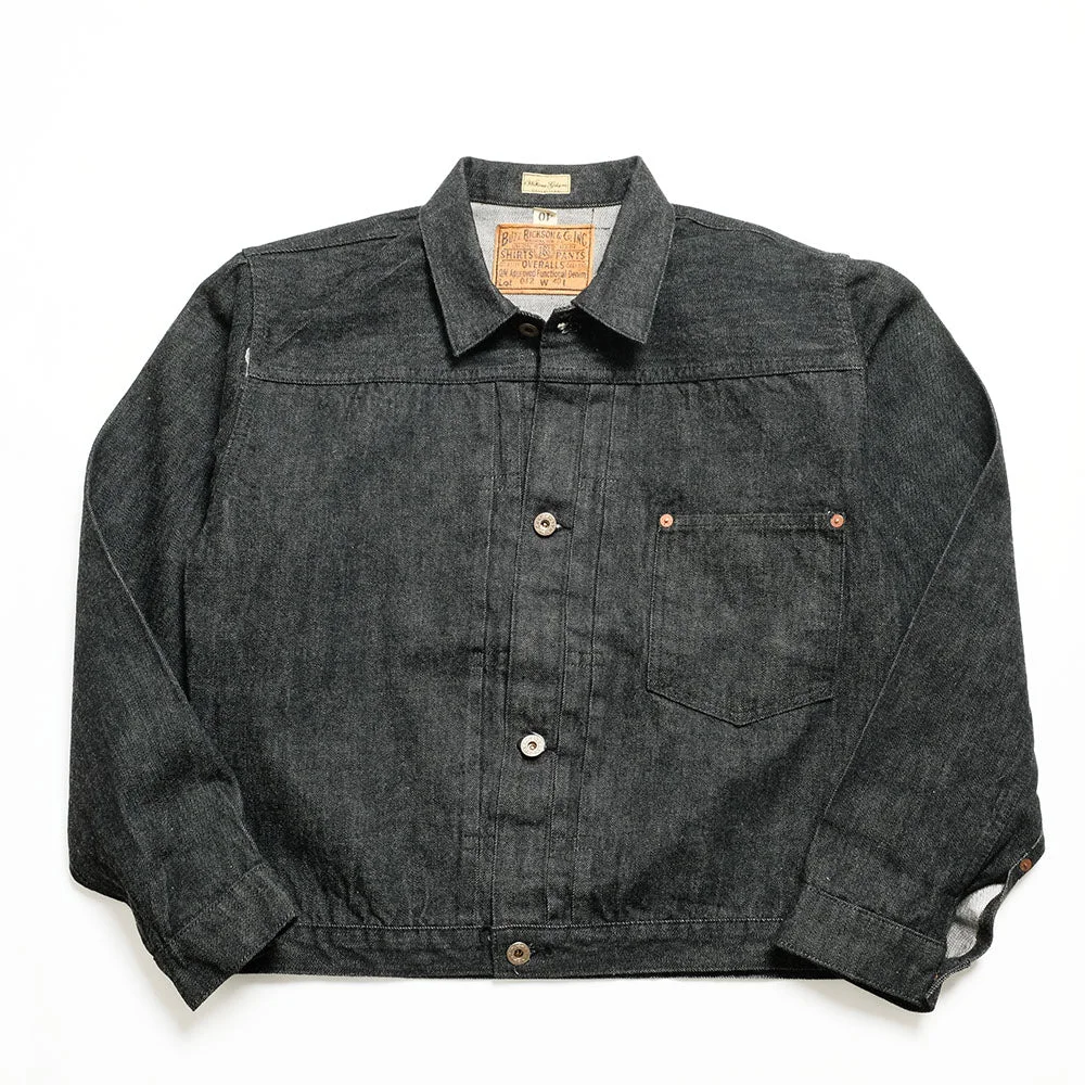 WILLIAM GIBSON COLLECTION - WORLD WAR II BLACK DENIM BLOUSE - BR16042 - 1