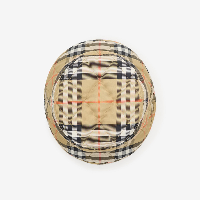 Burberry Quilted Horseshoe Bucket Hat outlook
