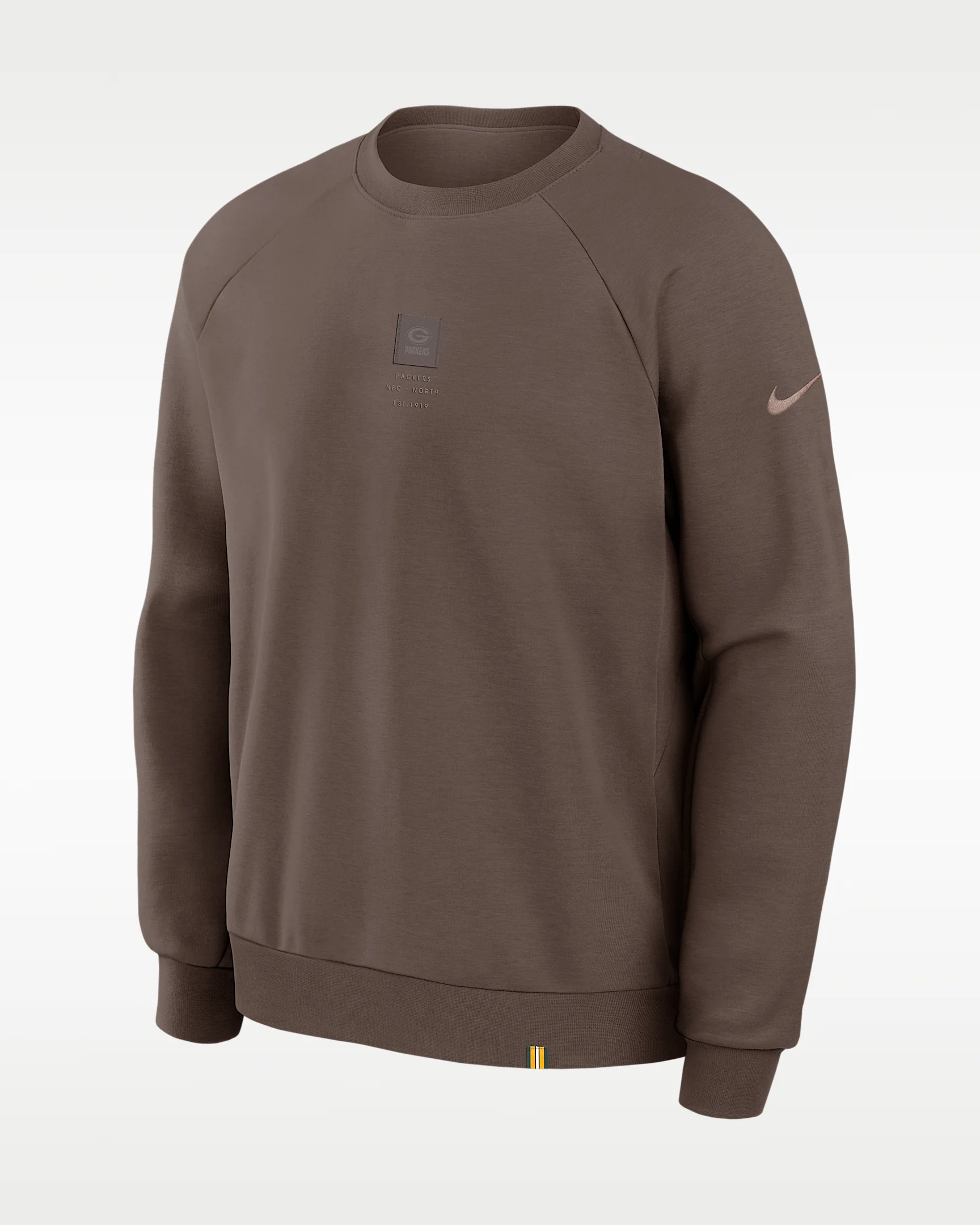 Green Bay Packers Primary Men's Nike Dri-FIT NFL Pullover Crew - 1