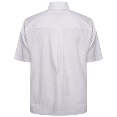 FENG CHEN WANG Plant Dye Short-Sleeve Shirt in White outlook