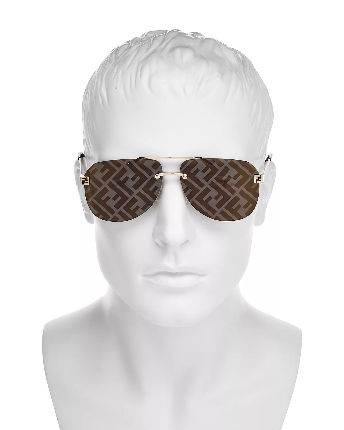 Fendi Sky Mirrored Pilot Sunglasses, 61mm - 3