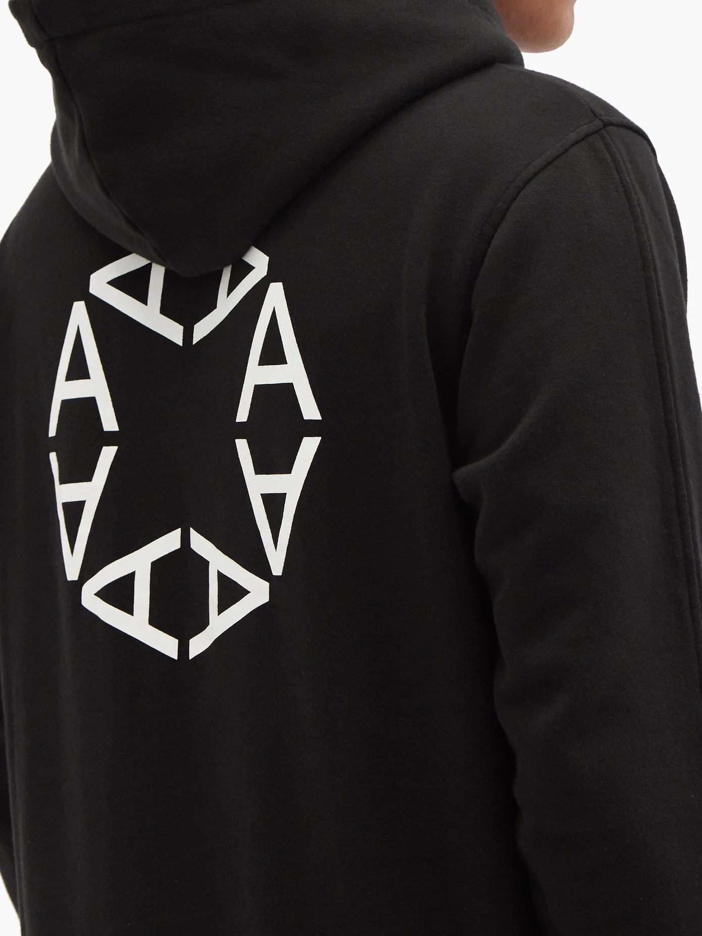 Logo-print cotton-jersey hooded sweatshirt - 3