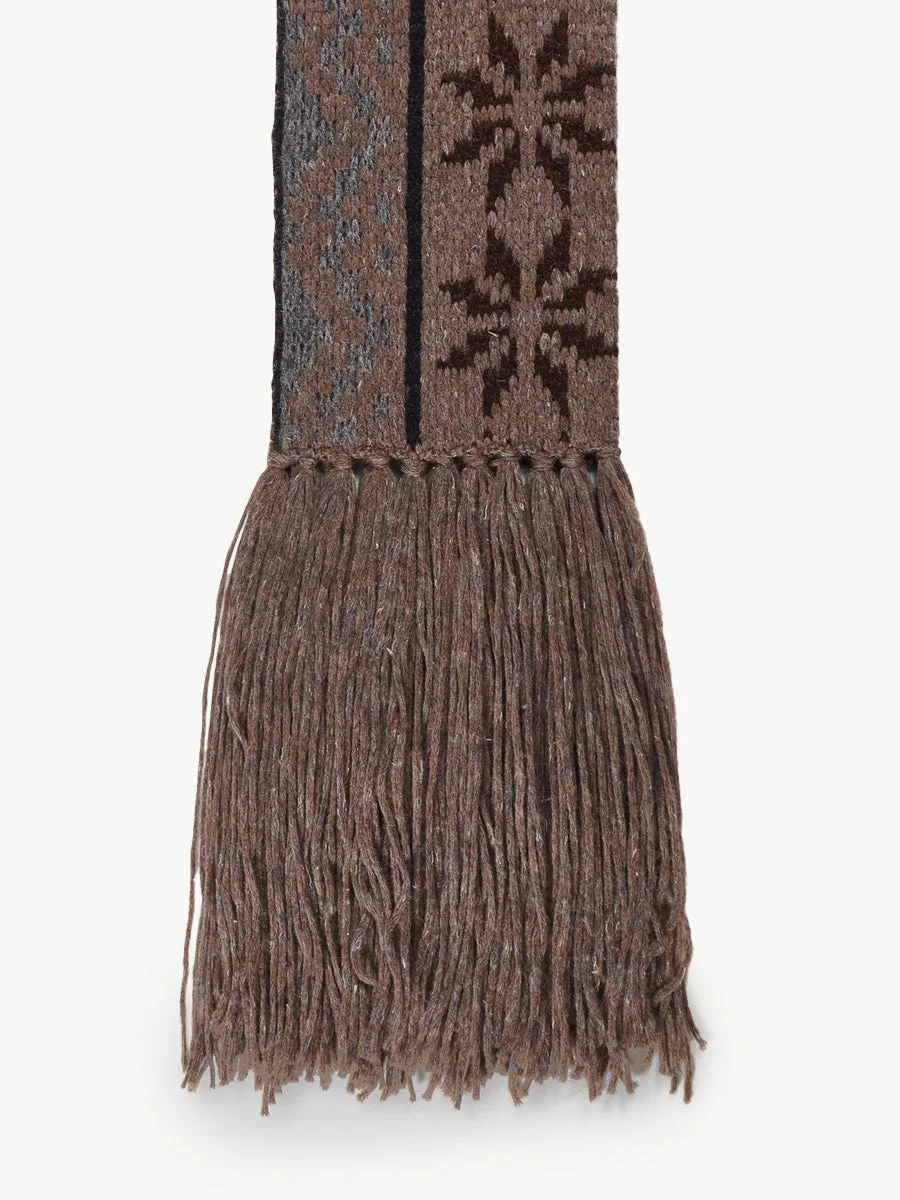 Drunk Scarf Dirty Brown - 1