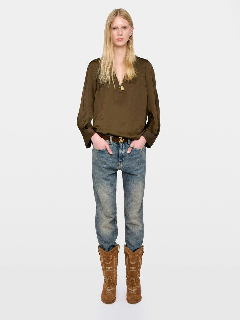 Zadig & Voltaire Torny Satin Tunic outlook