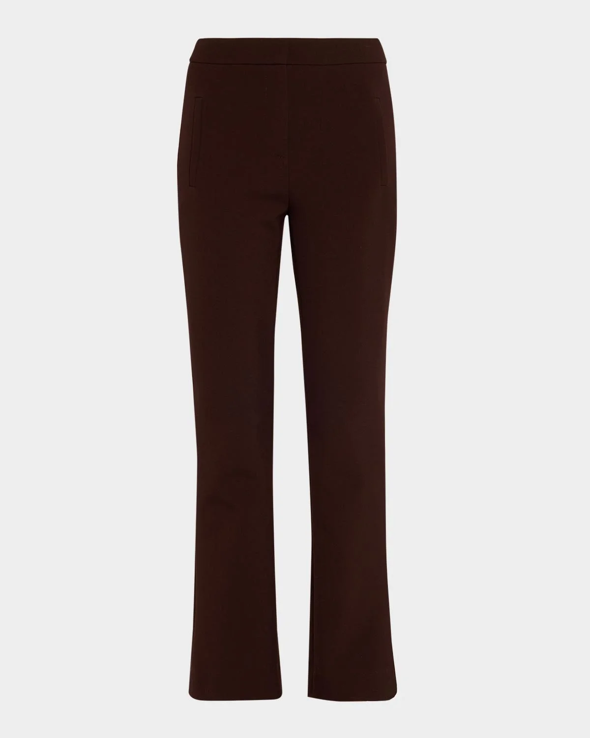 Arte Virgin Wool-Blend High-Rise Slim-Leg Pants - 1