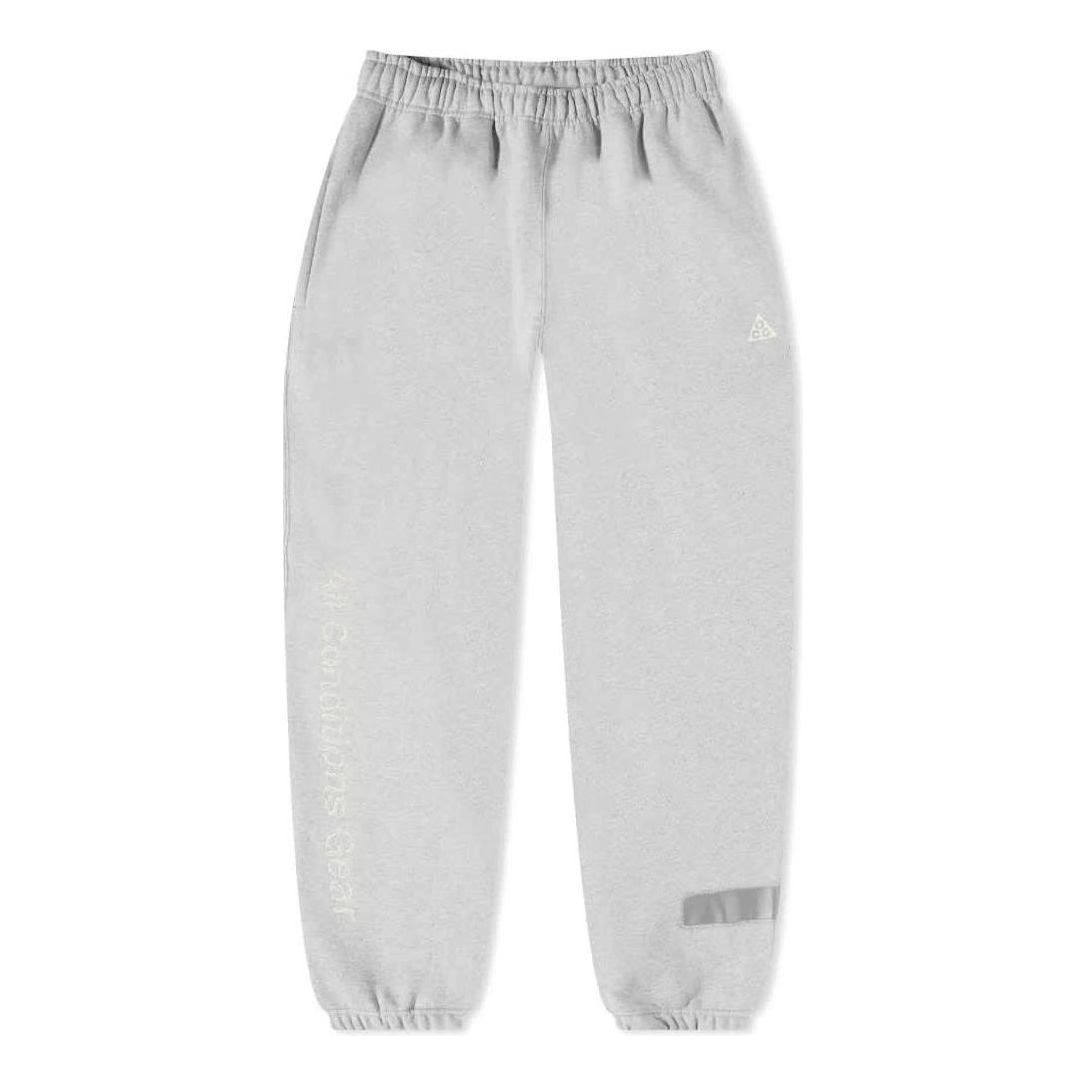 Men's Nike ACG SS22 Alphabet Embroidered Bundle Feet Sports Pants/Trousers/Joggers Gray DM4246-050 - 1