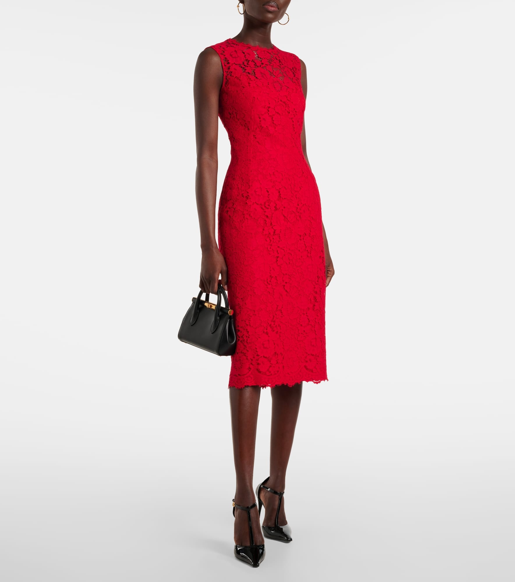 Cotton-blend midi dress - 2