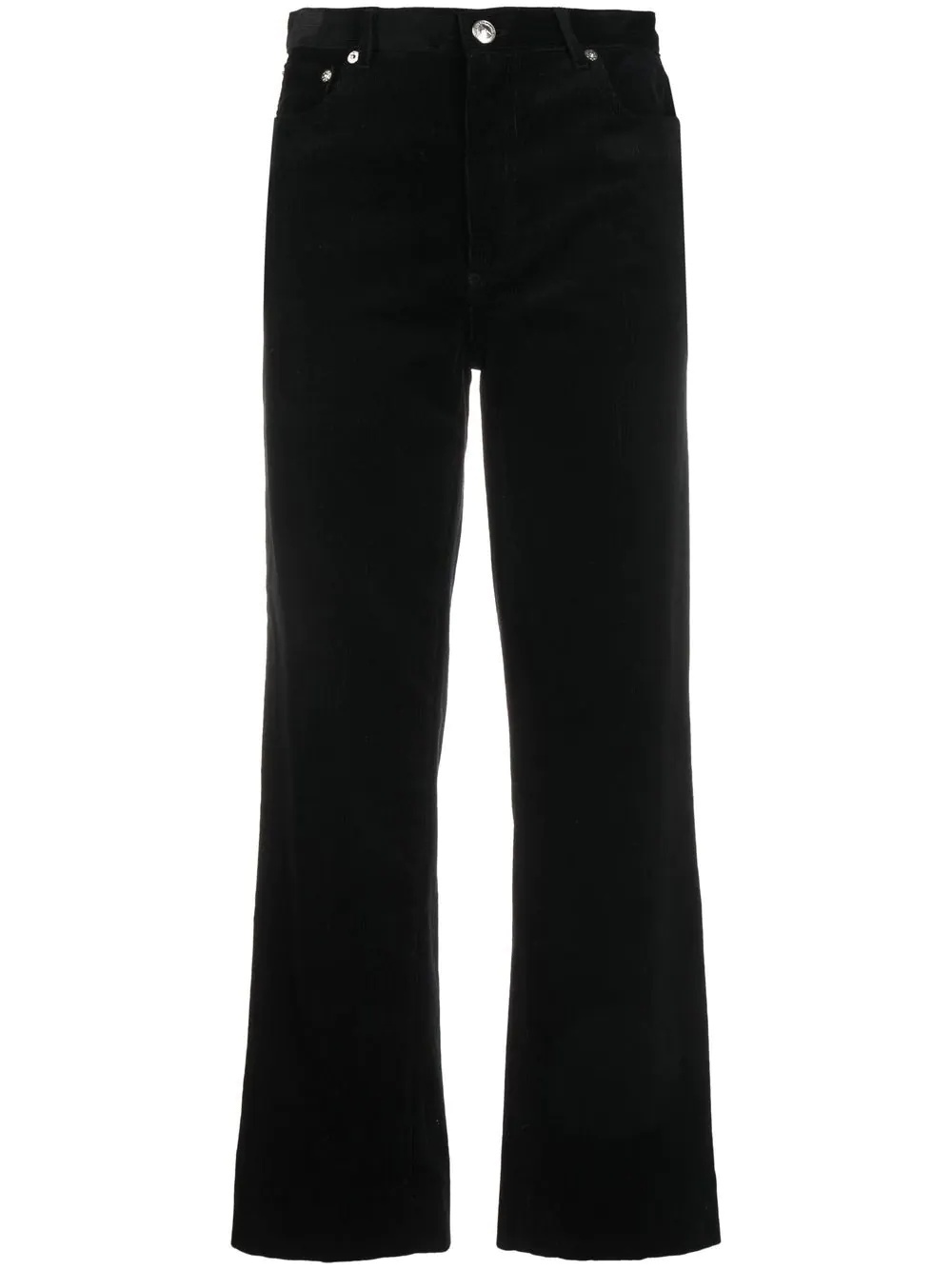 low-rise cropped jeans - 1