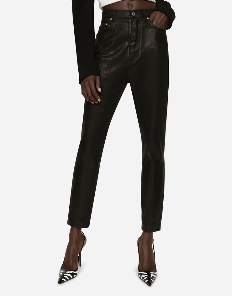 Coated denim Grace jeans - 4