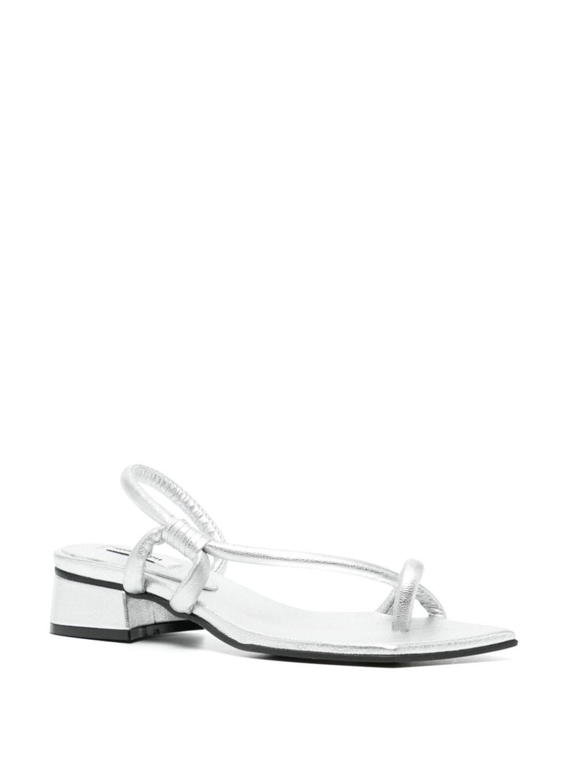 REIKE NEN Noodle 40mm leather sandals outlook