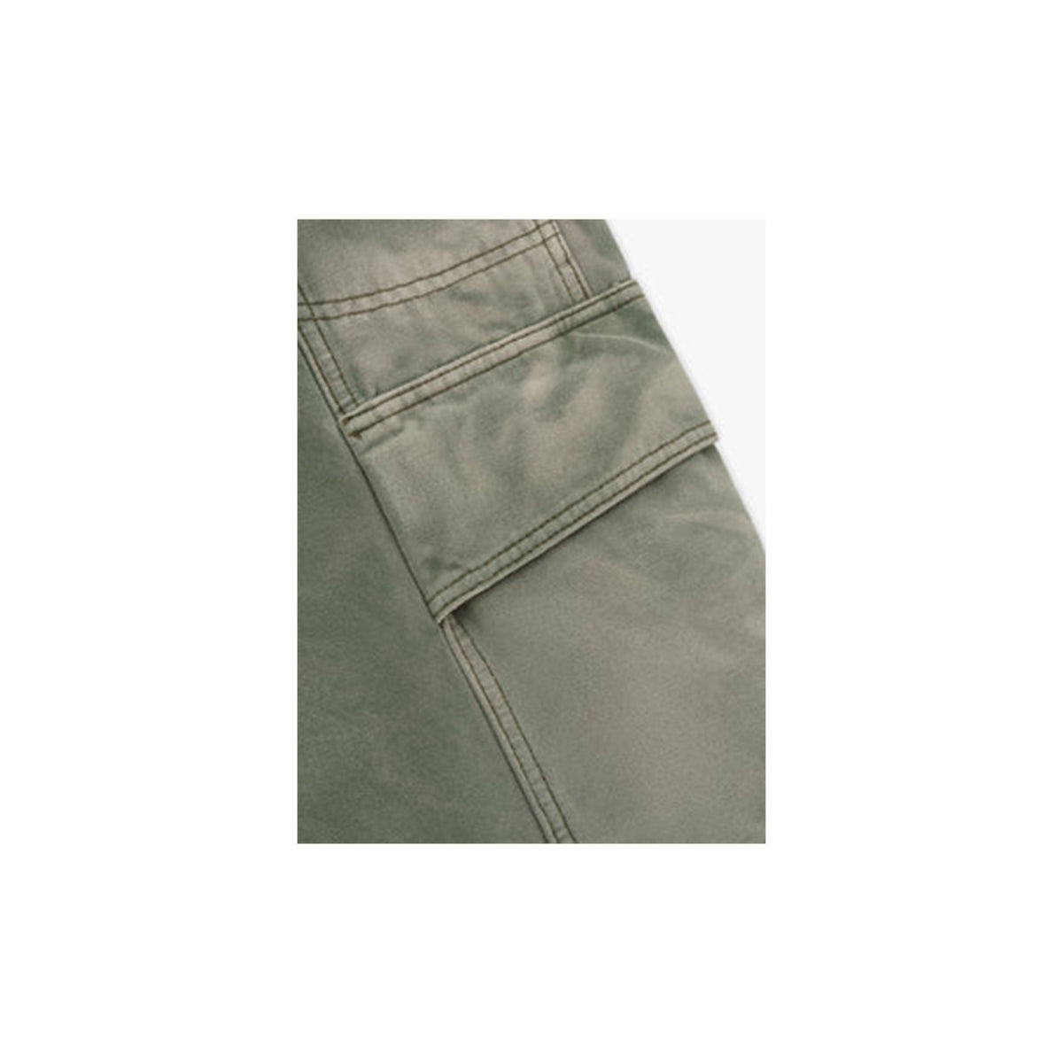 CANVAS CARGO PANTS (SAGE GREEN) - 3