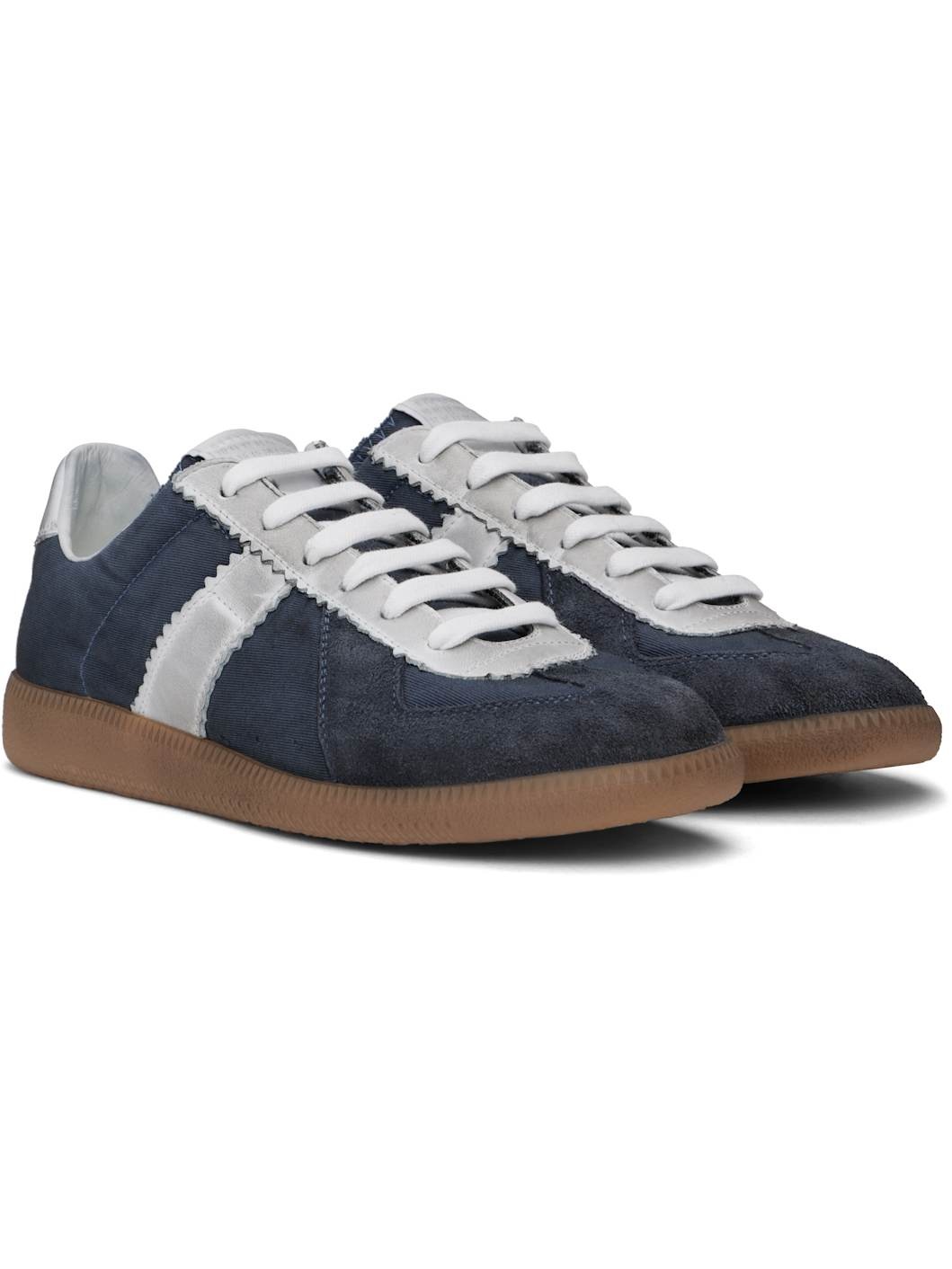 Navy & Gray Replica Sneakers - 4