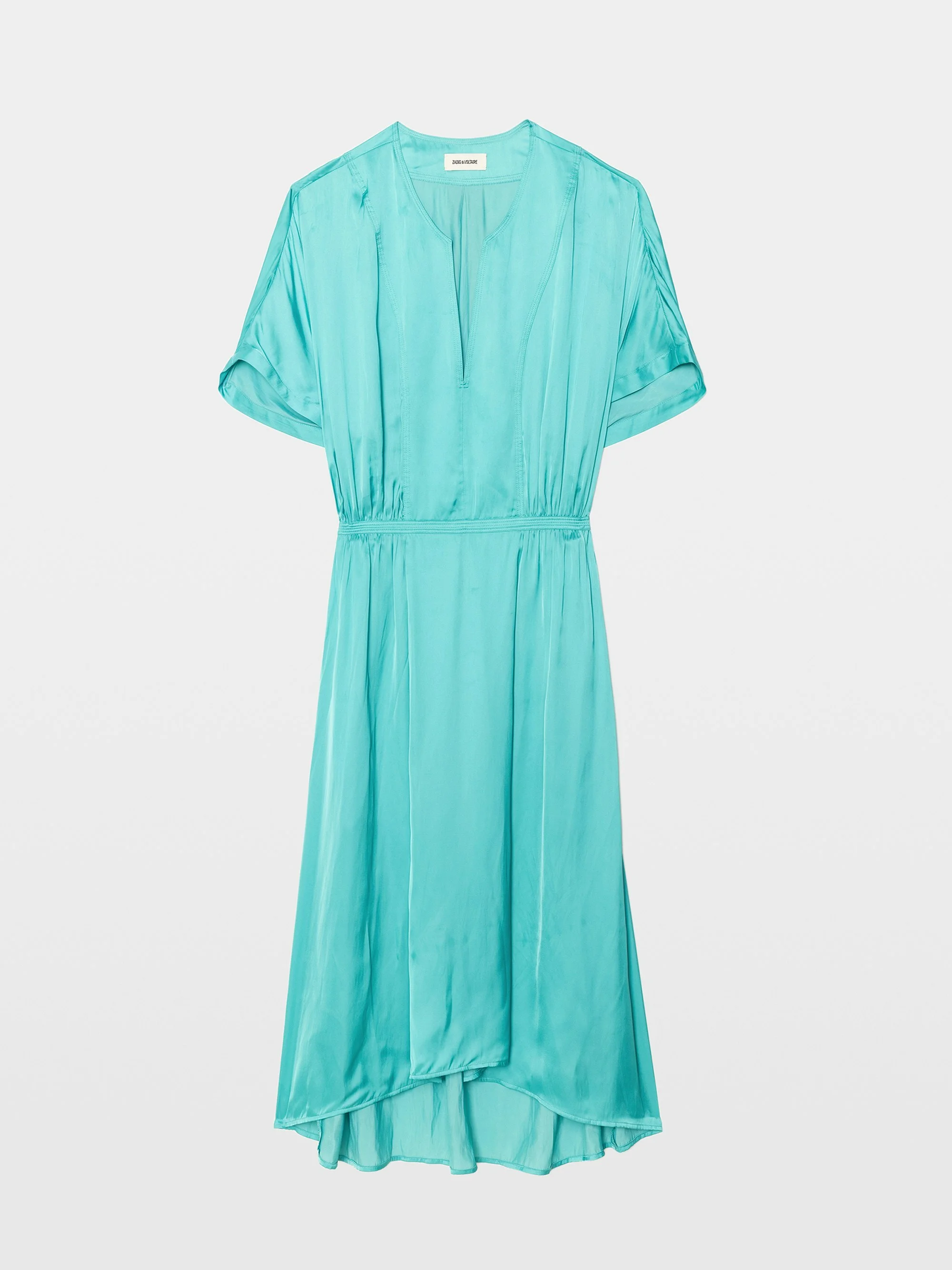Riaz Satin Dress - 1