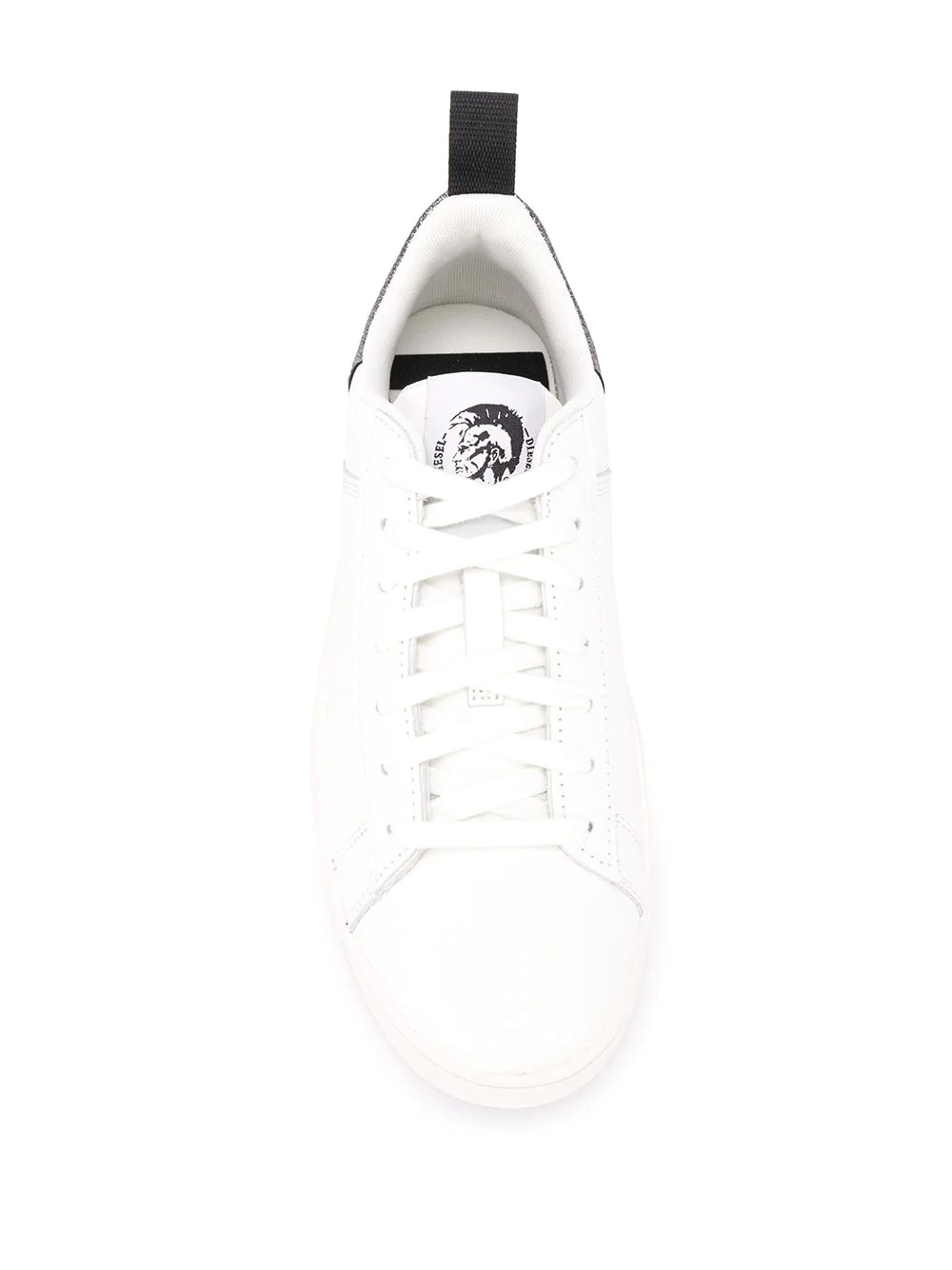 lace-up plimsoll trainers - 4