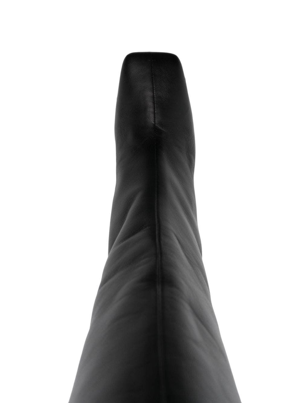Jackie 60mm logo-plaque leather boots - 4