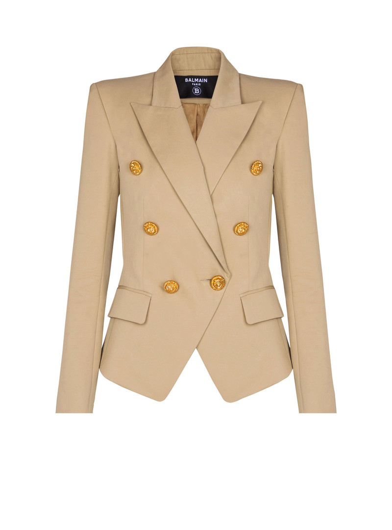 Gabardine 6-Button Jacket 1
