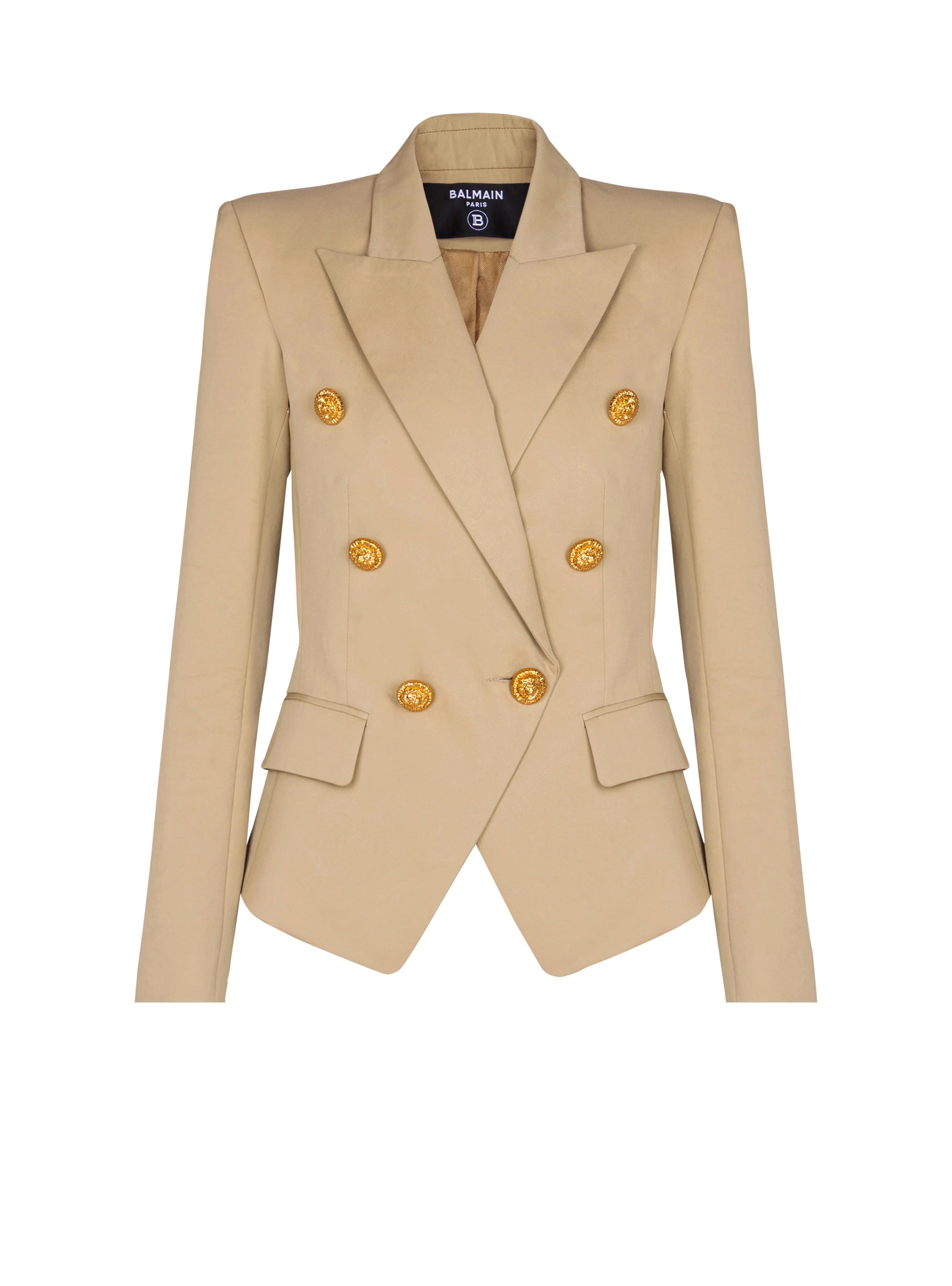 Gabardine 6-Button Jacket - 1