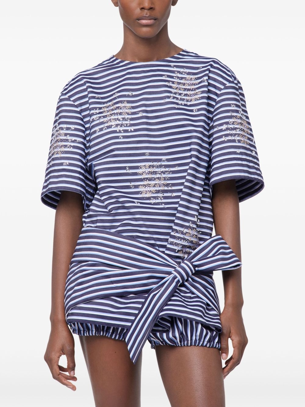 striped T-shirt - 4