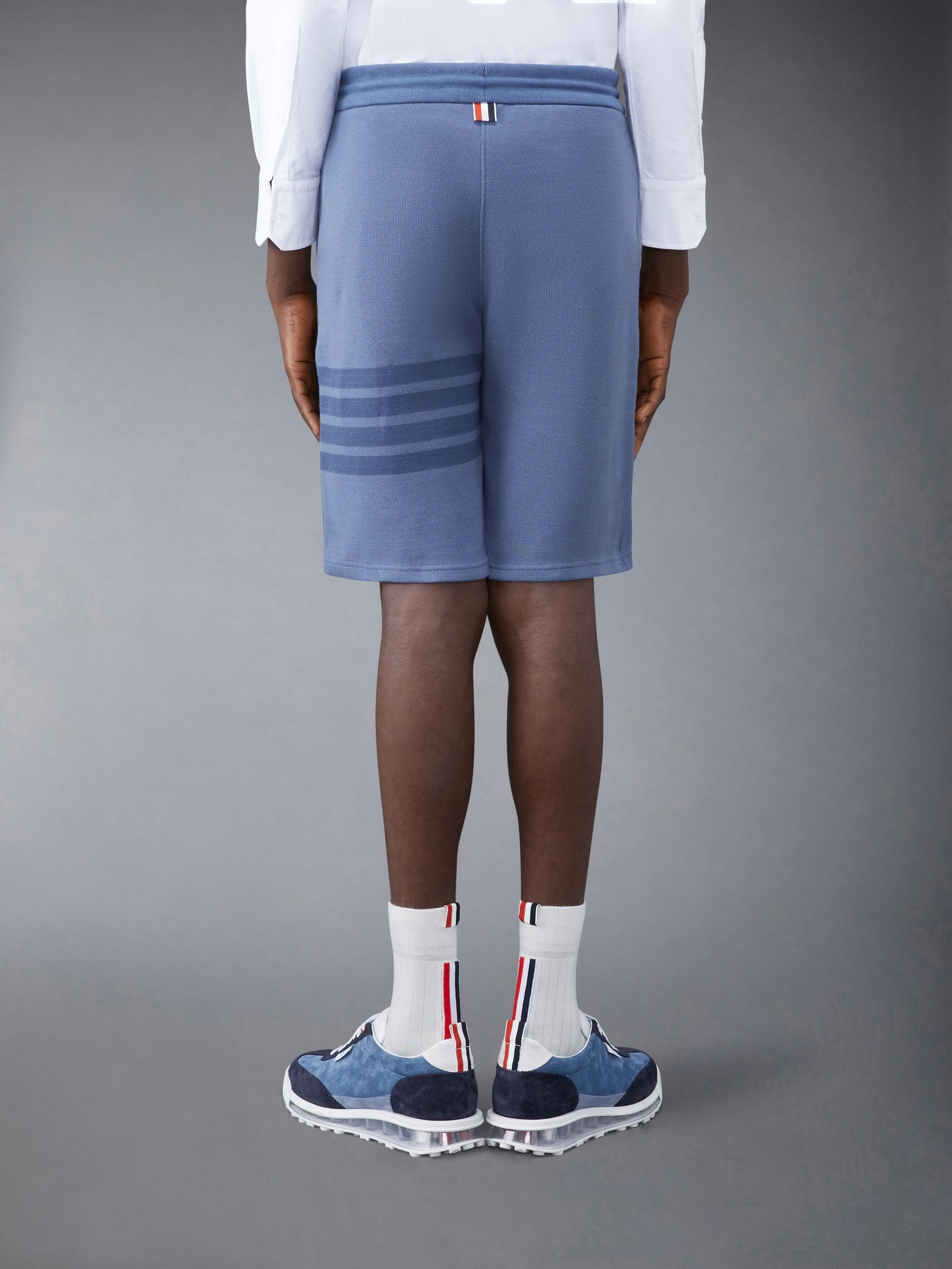 Double Face Knit 4-Bar Sweat Horts - 3
