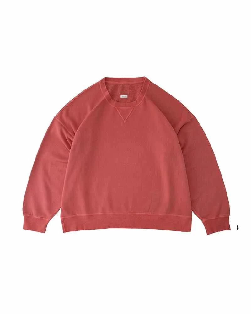 AMPLUS SWEAT L/S (UNEVEN DYE) RED - 1
