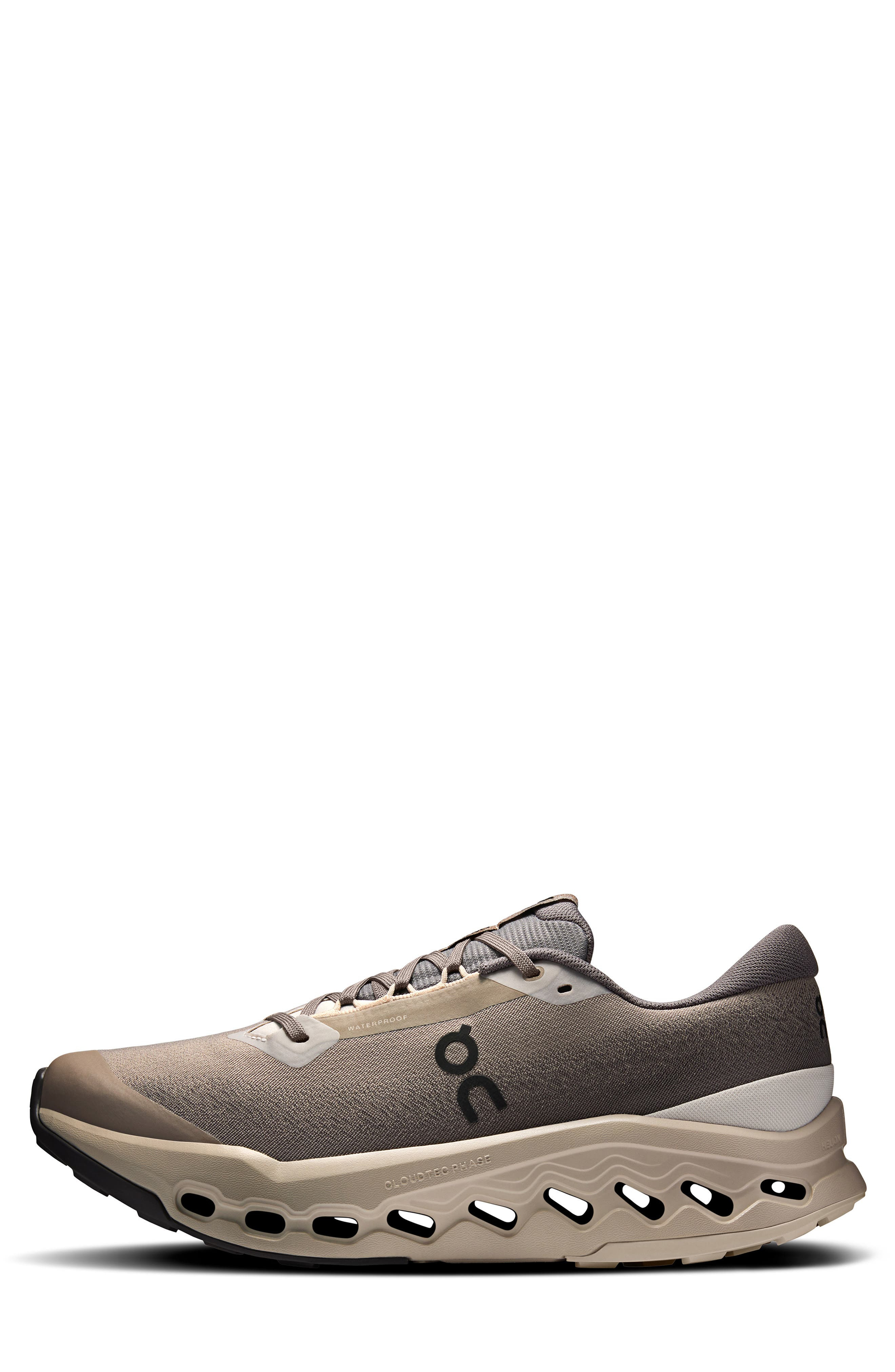 On Cloudsurfer Trail 2 Waterproof Trail Running Shoe in Cinder/Desert at Nordstrom - 6
