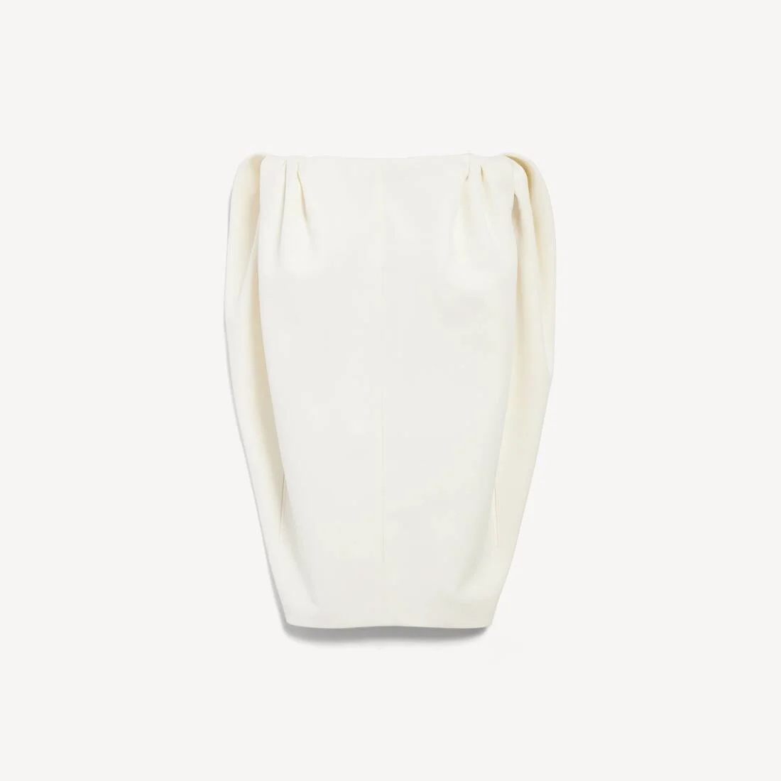 Women's Short Sack Dress in Ivory - 1