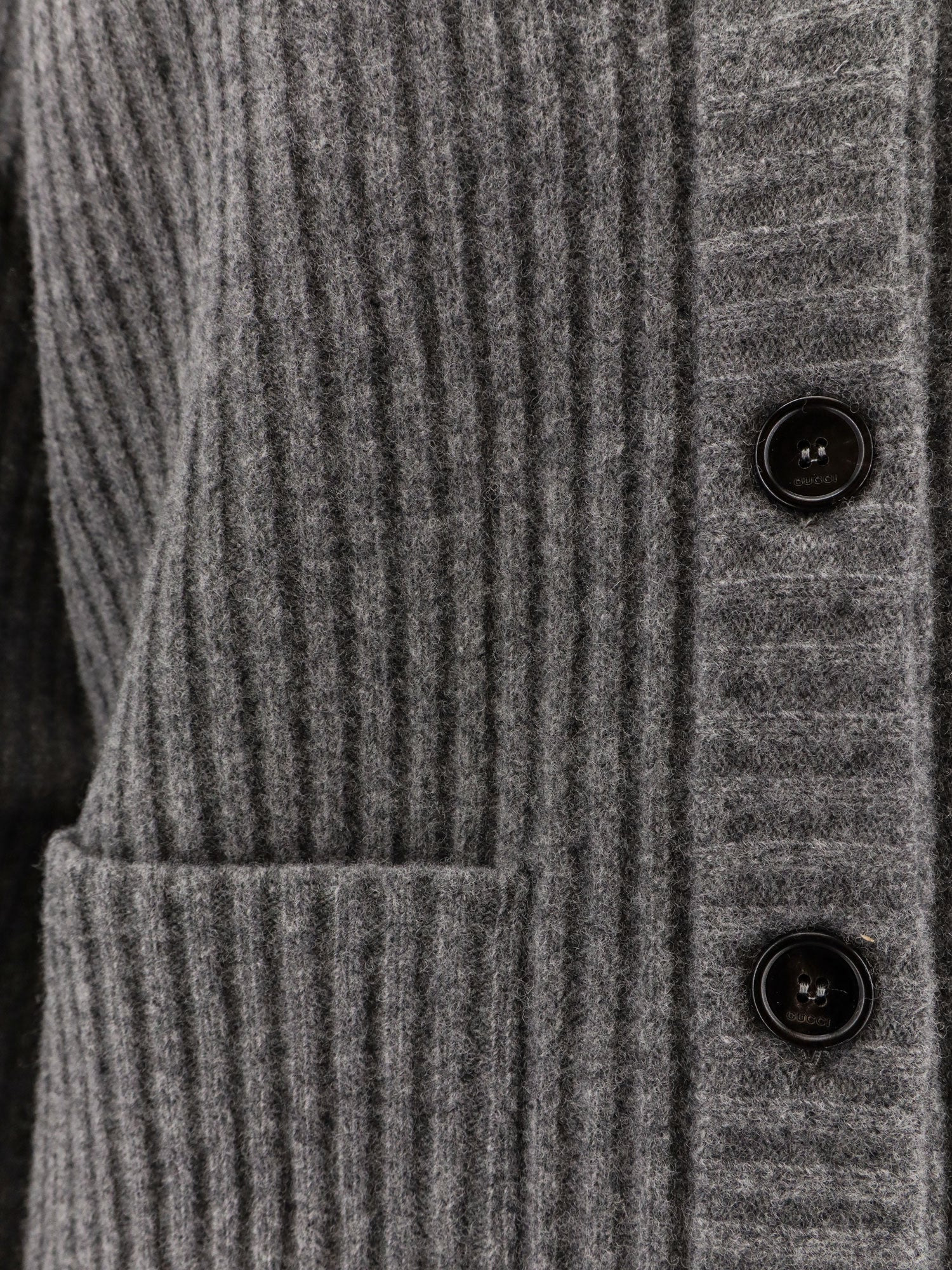 Gucci Ribbed Wool Cardigan - 3