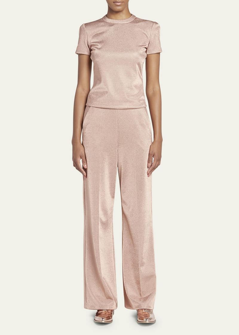 GIORGIO ARMANI Crew-neck jumper in viscose bonded jersey outlook