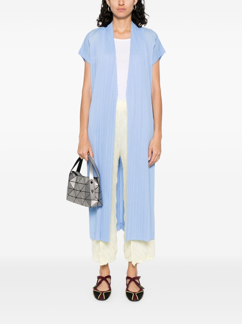 pleated oversized coat - 2