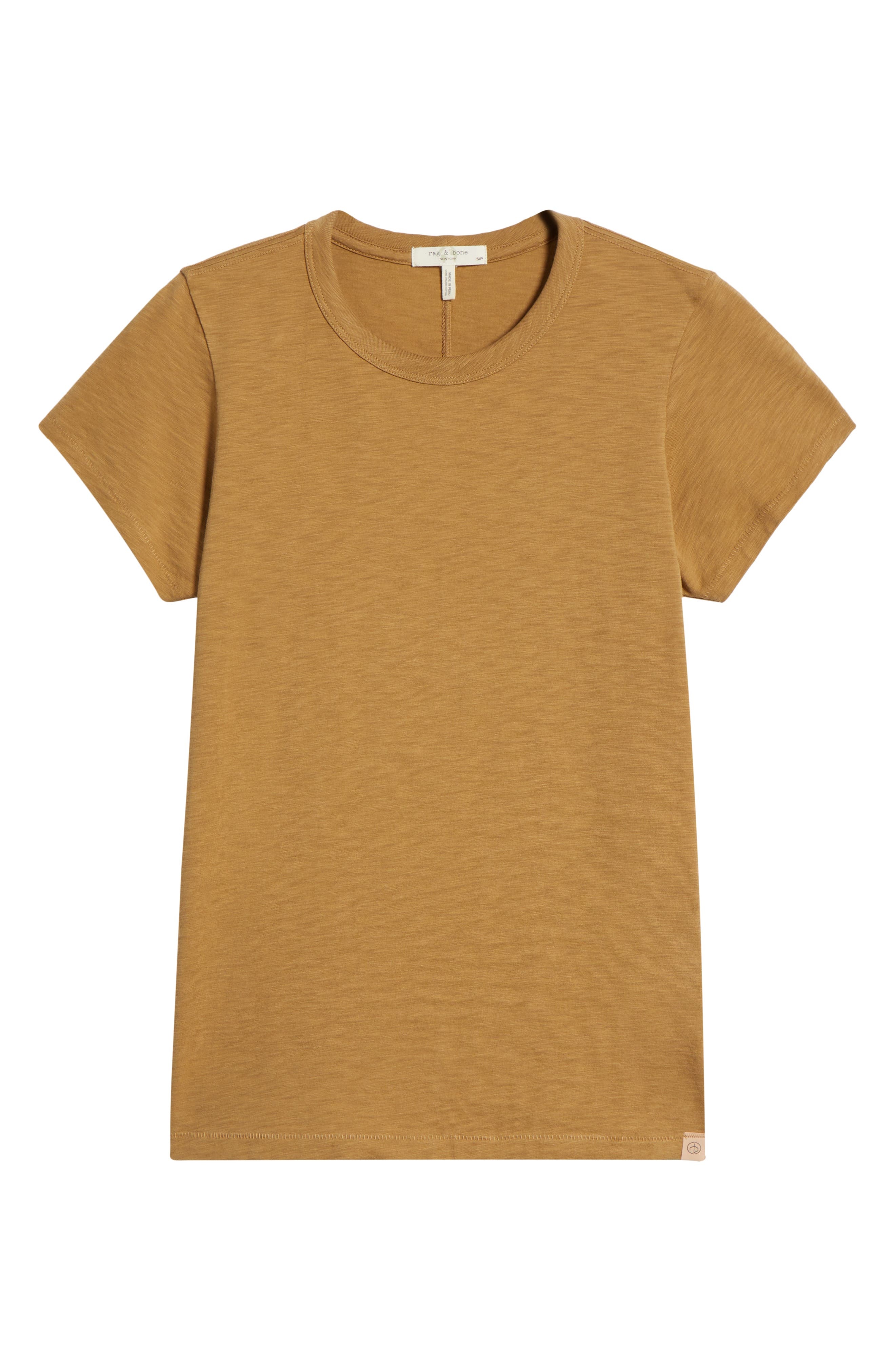 rag & bone The Slub Organic Pima Cotton T-Shirt in Khaki at Nordstrom - 5