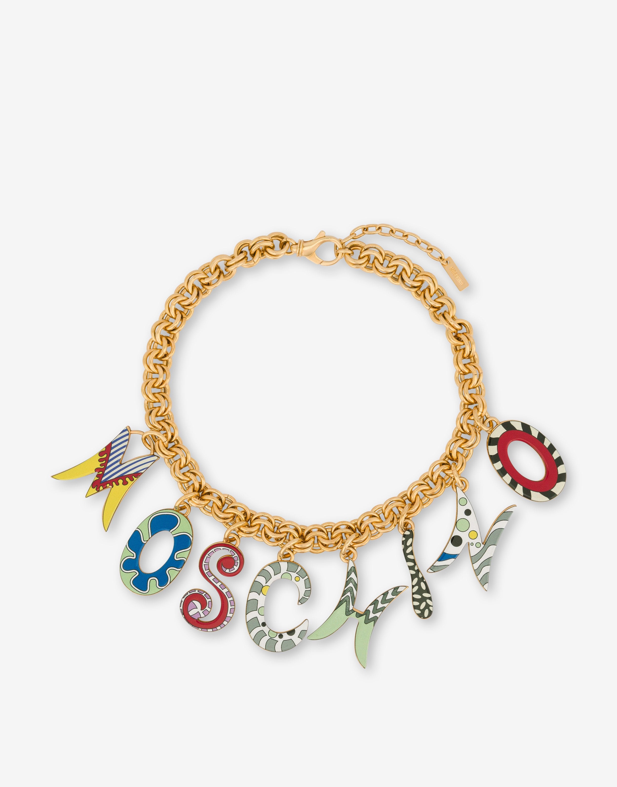 '60S LETTERING CHOKER NECKLACE - 1