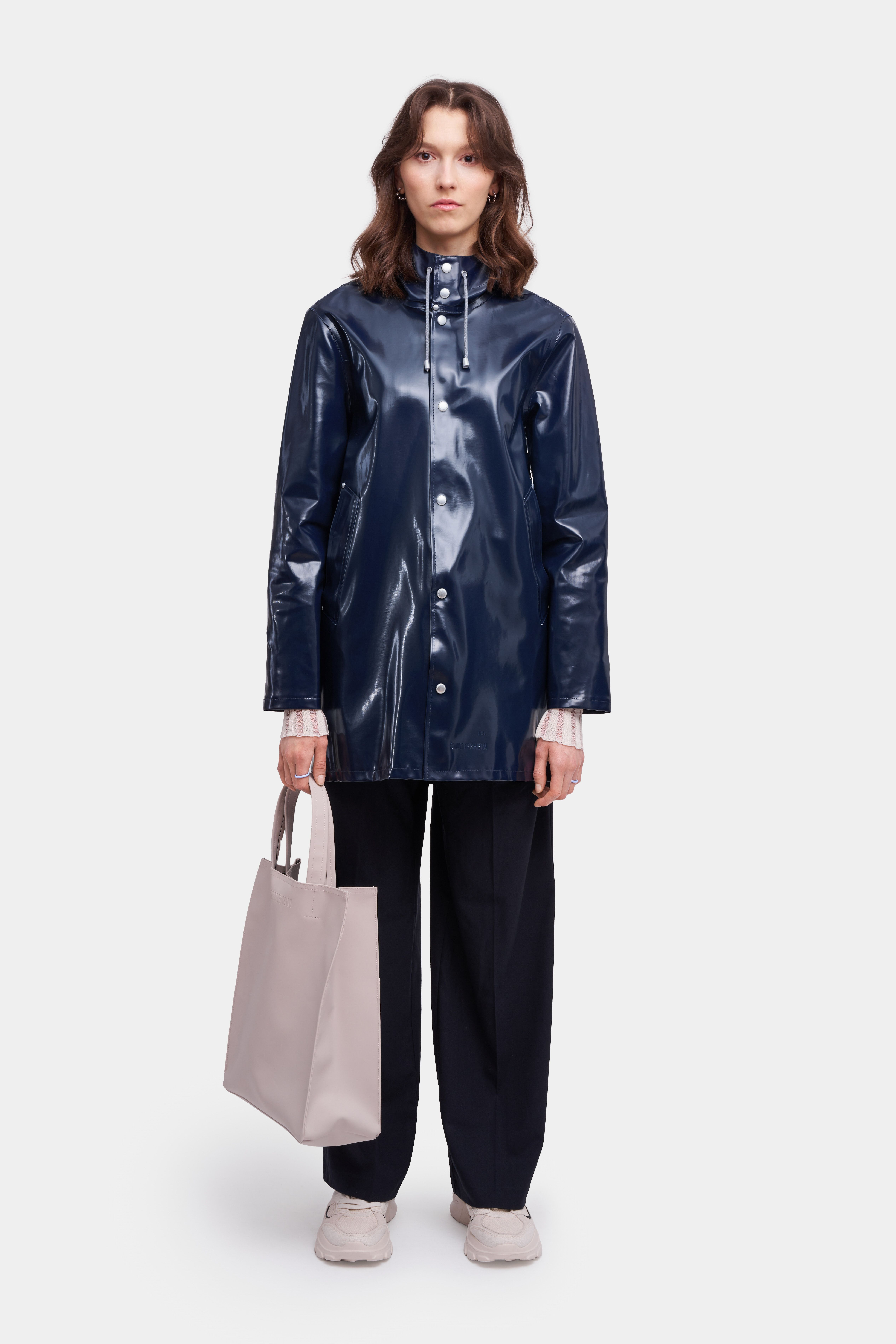 Stockholm Opal Raincoat Navy - 2