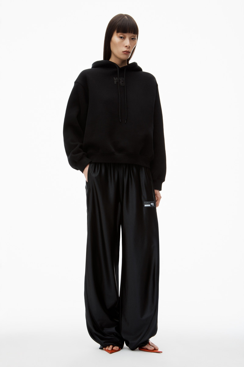 Alexander Wang PUFF LOGO HOODIE IN STRUCTURED TERRY outlook