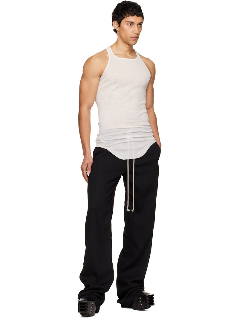 Rick Owens White Temple Basic Rib Tank Top outlook