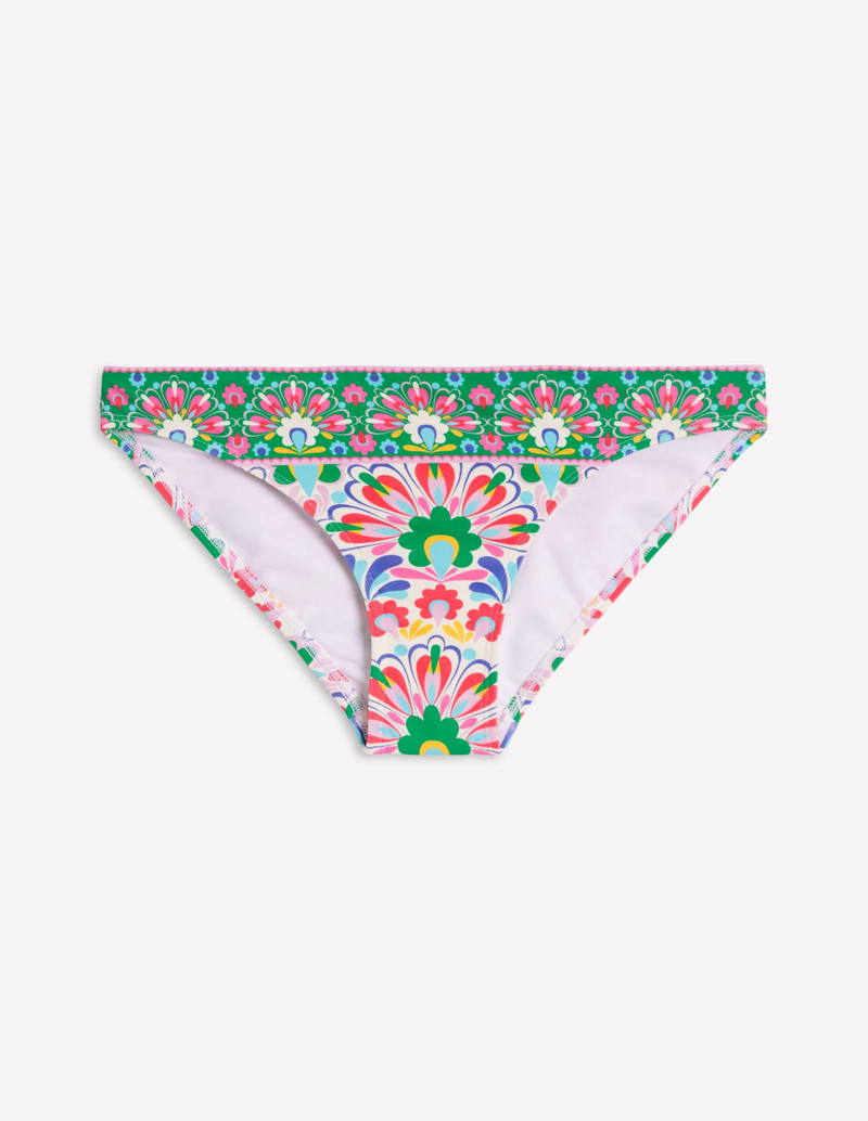 Porto Bikini Bottoms-Multi, Decorative Dandelion - 1