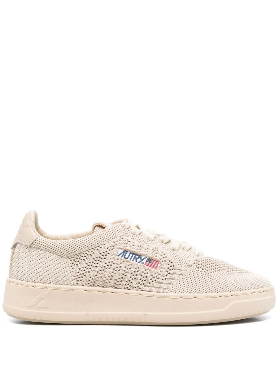 Autry Easeknit Low Wom Knit/Leat Shoes - 1